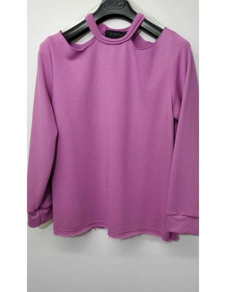 WOMEN'S SWEATSHIRTS WITH OPENING ON HOMES