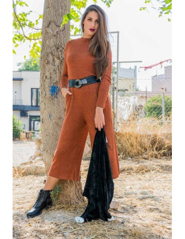 WOMEN'S JUMPSUIT WITH LONG SLEEVES