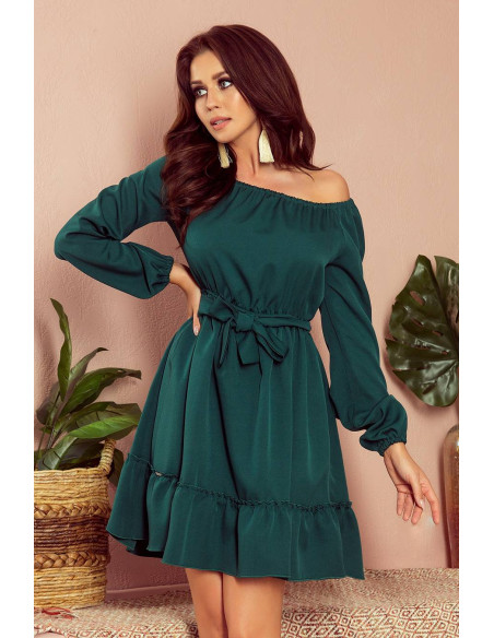 Γυναικείο Φόρεμα Numoco Πράσινο