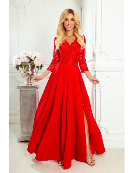 Evening Dress Maxi Red