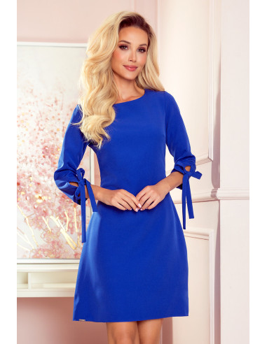 Woman's Dress with bows Blue 